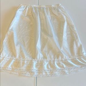 Vintage - child’s size 12, silk, lace slip
